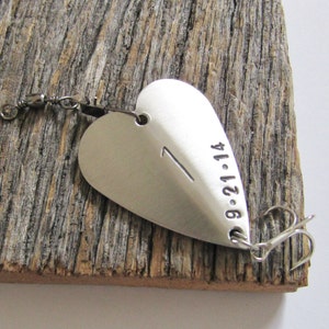 1st Anniversary Gift for Men 1st Anniversary Gift for Boyfriend First Anniversary Gift for Husband Fishing Lure for Him for Wife for Couple image 2