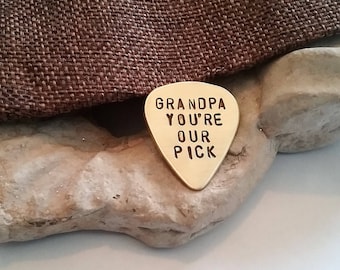 Grandpa You're Our Pick Music Gift for Grandpa Father's Day Gift Grandfather Grandson Gift To Papa from Granddaughter Birthday Gift Poppa