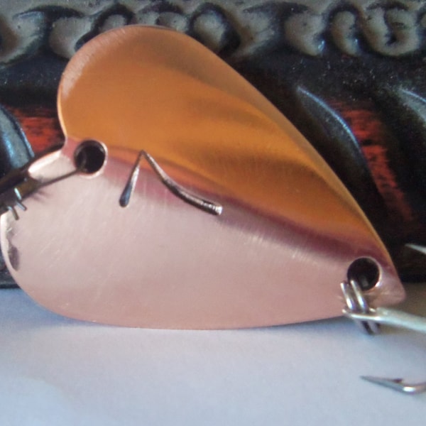 Fishing Lure - Fishing - Custom Copper Gift - 7 - Seventh Anniversary 7th Wedding Anniversary Him - Personalized Engraved Angler Men Husband