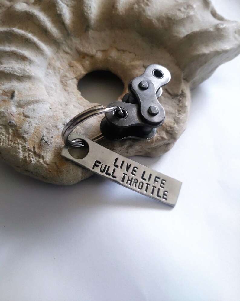 Personalized Keychain Mens Gift Dirt Bike Key Chain Motocross Etsy