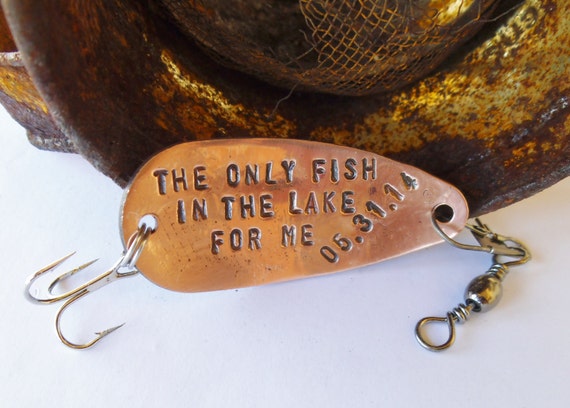 Lake Fishing Lure Lakeside Retreat Mancave Room Decor Handcrafted Spoon Lure  Custom Metal Spinner Copper Brass Bronze Stainless Steel Mens -  Canada