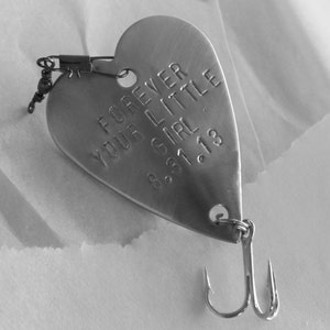 Forever Your Little Girl Father of the Bride Engraved Father Daughter Gift Sentimental Wedding Day Dad Handstamped Heart Personalized Inlaw