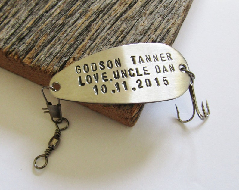 Godson Gift Fishing Lure Gift for Godson Personalized Gift ...