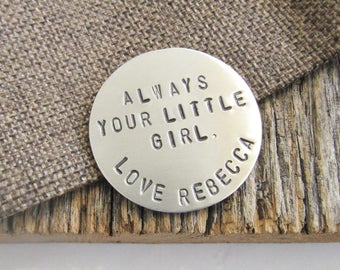 Always Your Little Girl Golf Ball Marker Gift from Bride to Dad Wedding Day Gift Fathers Gift Unique Dad Gifts Birthday Papa Mother's Day