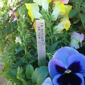In Memory of Mom Memorial Gift for Mother for Women Gardening Gift Loss of Wife After Loss of Loved One Garden Marker for Yard Remembrance image 7