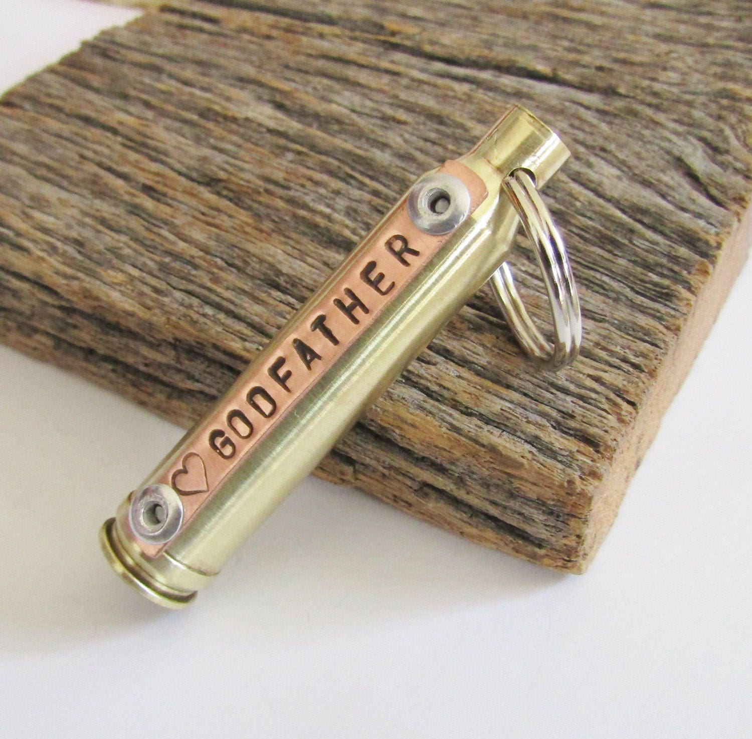 Gift for Godparent Godfather Keychain Personalized Godfather Gift Bap…