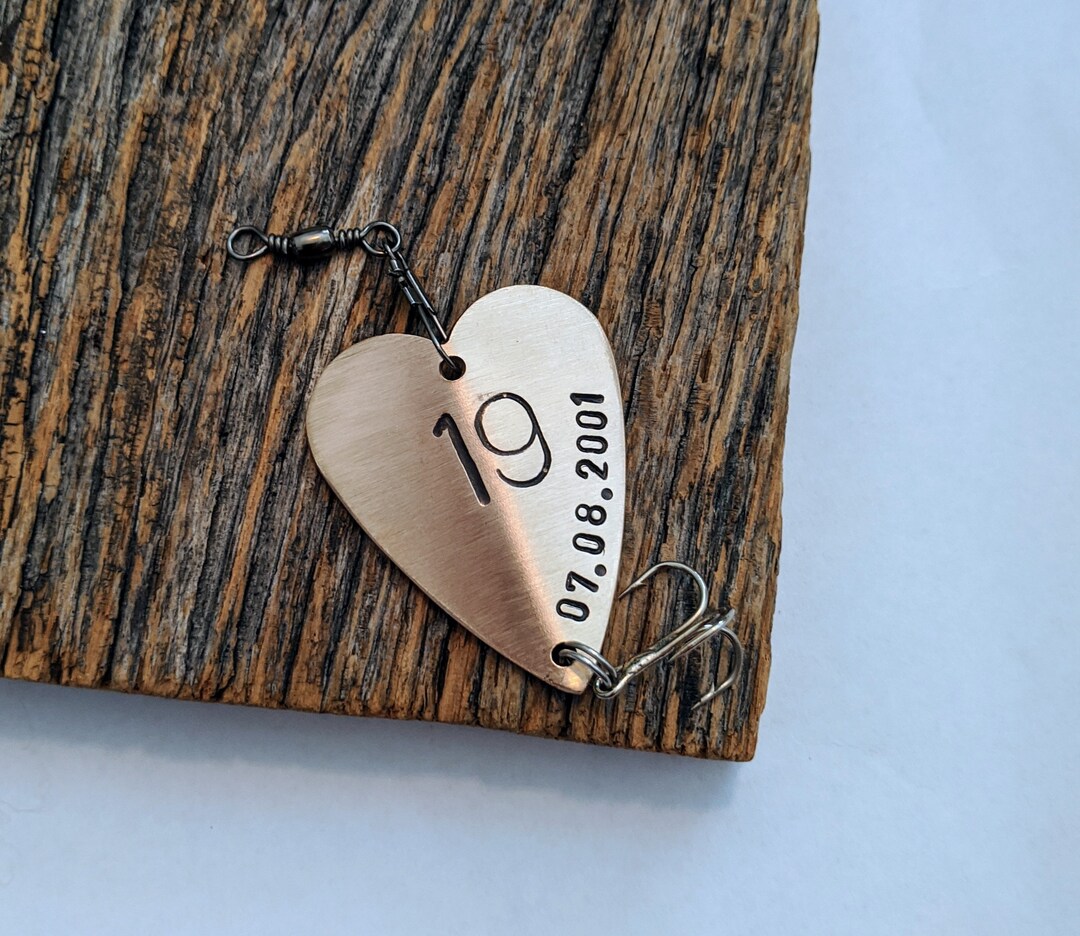 Anniversary Gift Personalized Fishing Lure Traditional 19th