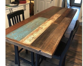 Reclaimed Wood Tables For Par Freshrestorations Sur Etsy