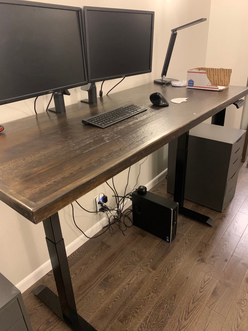 STANDING DESK TOP reclaimed Wood Made for Your Standing Desk Etsy