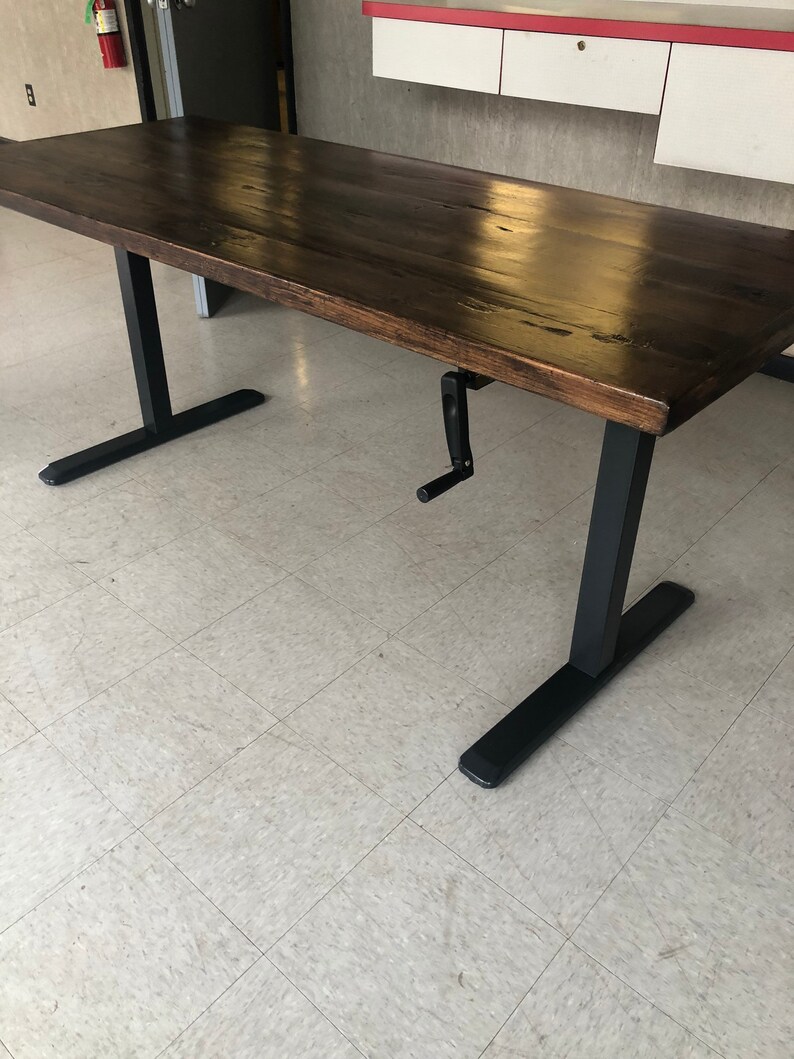 STANDING DESK TOP reclaimed Wood Made for Your Standing Desk Etsy