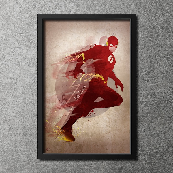 Original Giclee Art Print 'The Flash'