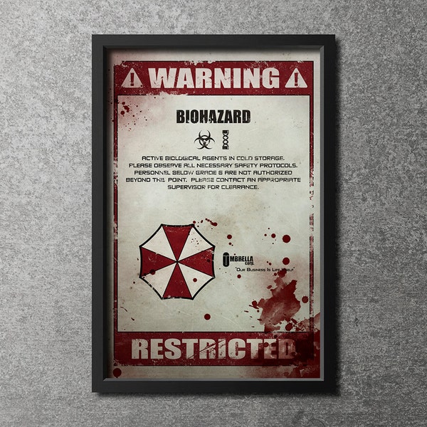 Original Giclee Art Print 'Biohazard'