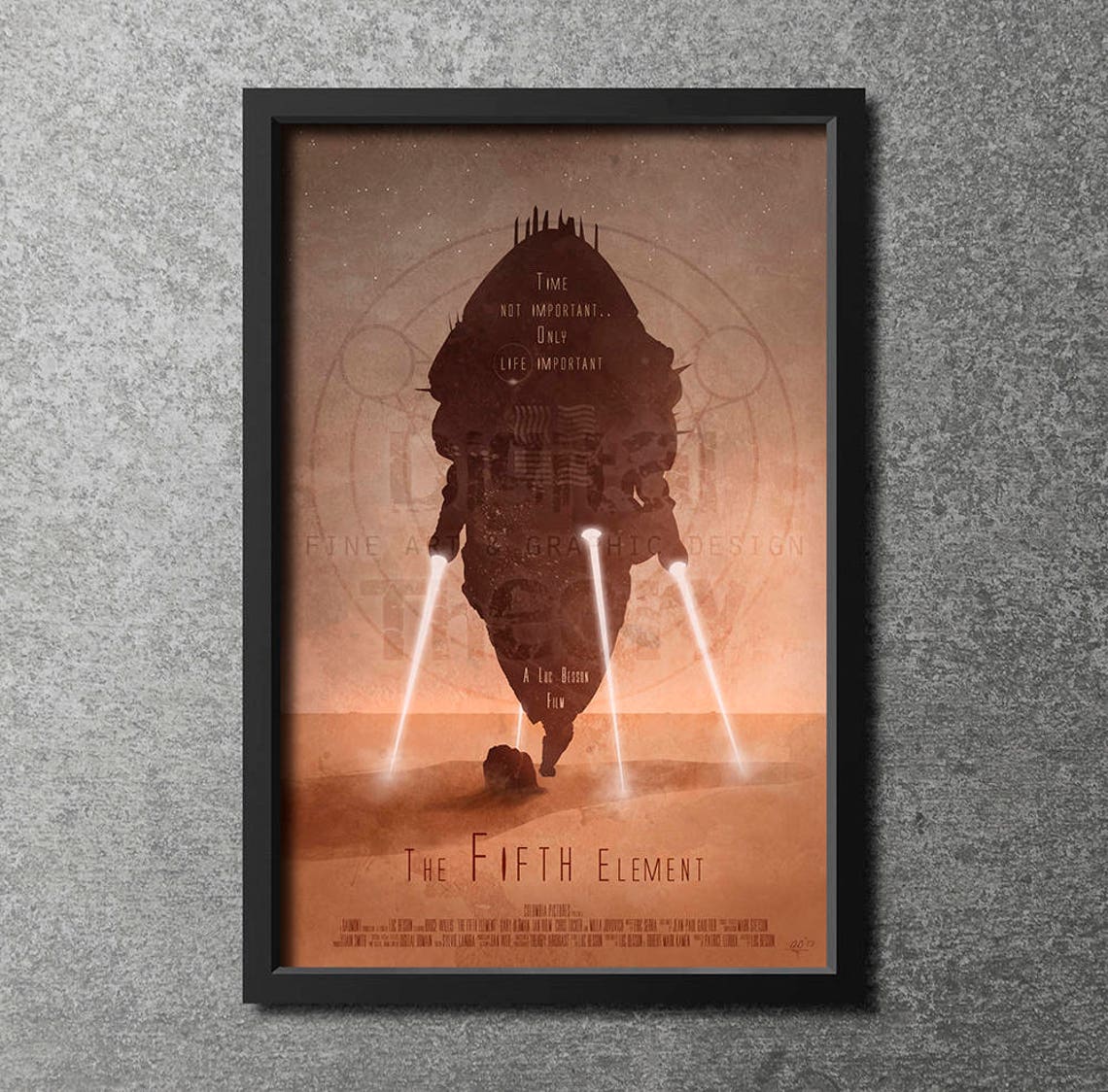 Original Giclee Art Print 'the Fifth Element No.1' Etsy