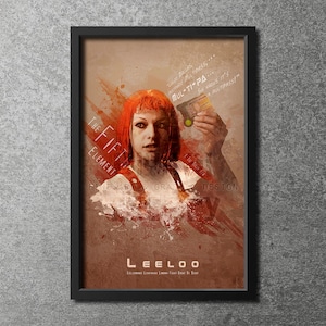 Original Giclee Art Print &#39;Leeloo Dallas, Multipass&#39;