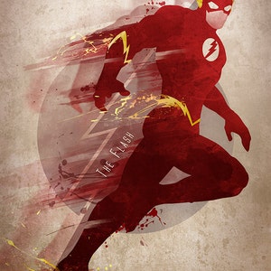 Original Giclee Art Print 'The Flash' image 2