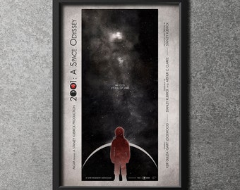 Original Giclee Art Print '2001: A Space Odyssey'