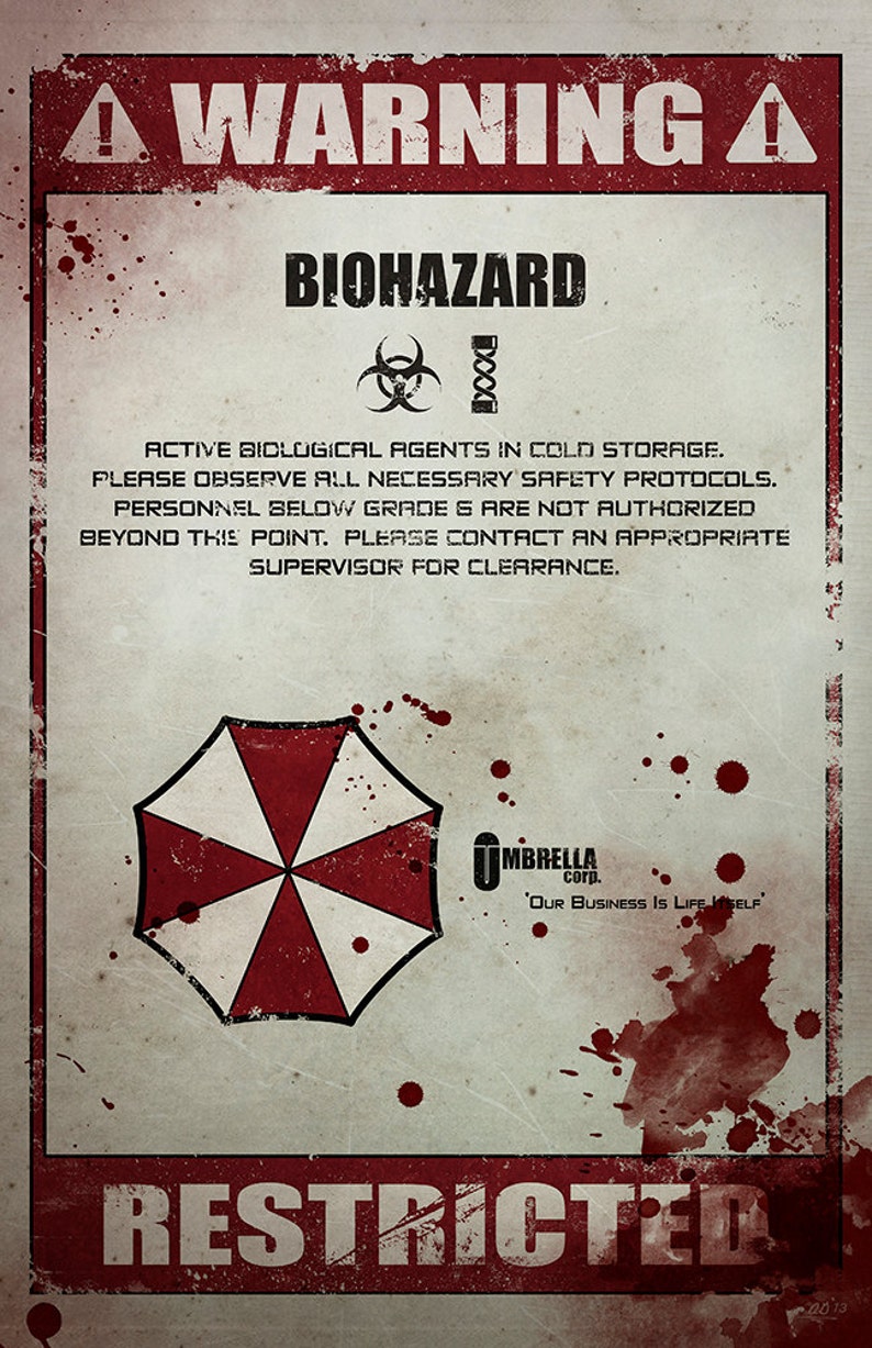 Original Giclee Art Print 'Biohazard' image 2