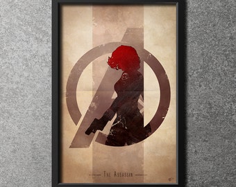 Giclee Art Print 'Avengers Assembled: The Assassin'