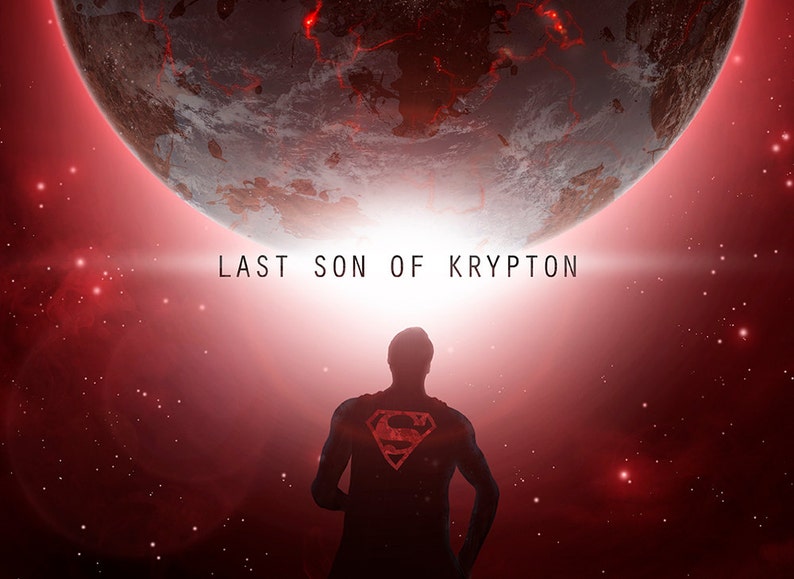 Original Giclee Art Print 'Last Son Of Krypton' image 3
