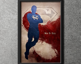 Original Giclee Art Print 'Man Of Steel' - 24"x36"