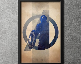 Lámina Giclée 'Avengers Assembled: El Soldado'