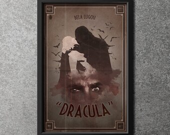 Original Giclee Art Print 'Horror Classics - Dracula'