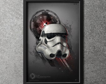 Original Giclee Art Print 'TK-421' - 24"x36"