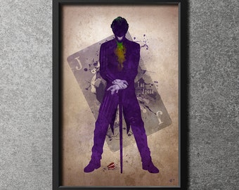 Original Giclee Art Print 'The Joker' - 24"x36"