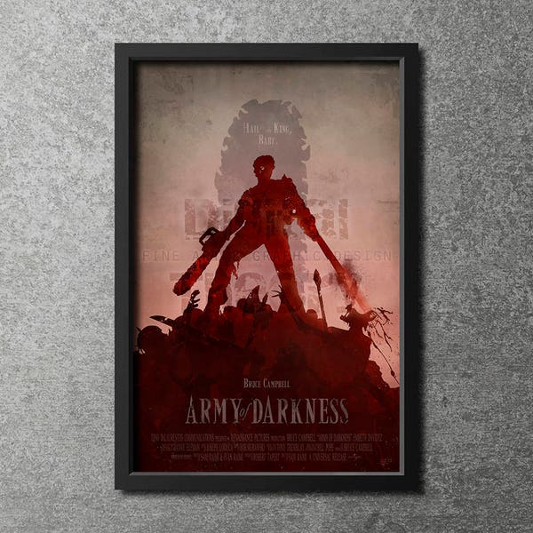 Original Giclee Art Print 'Army Of Darkness'