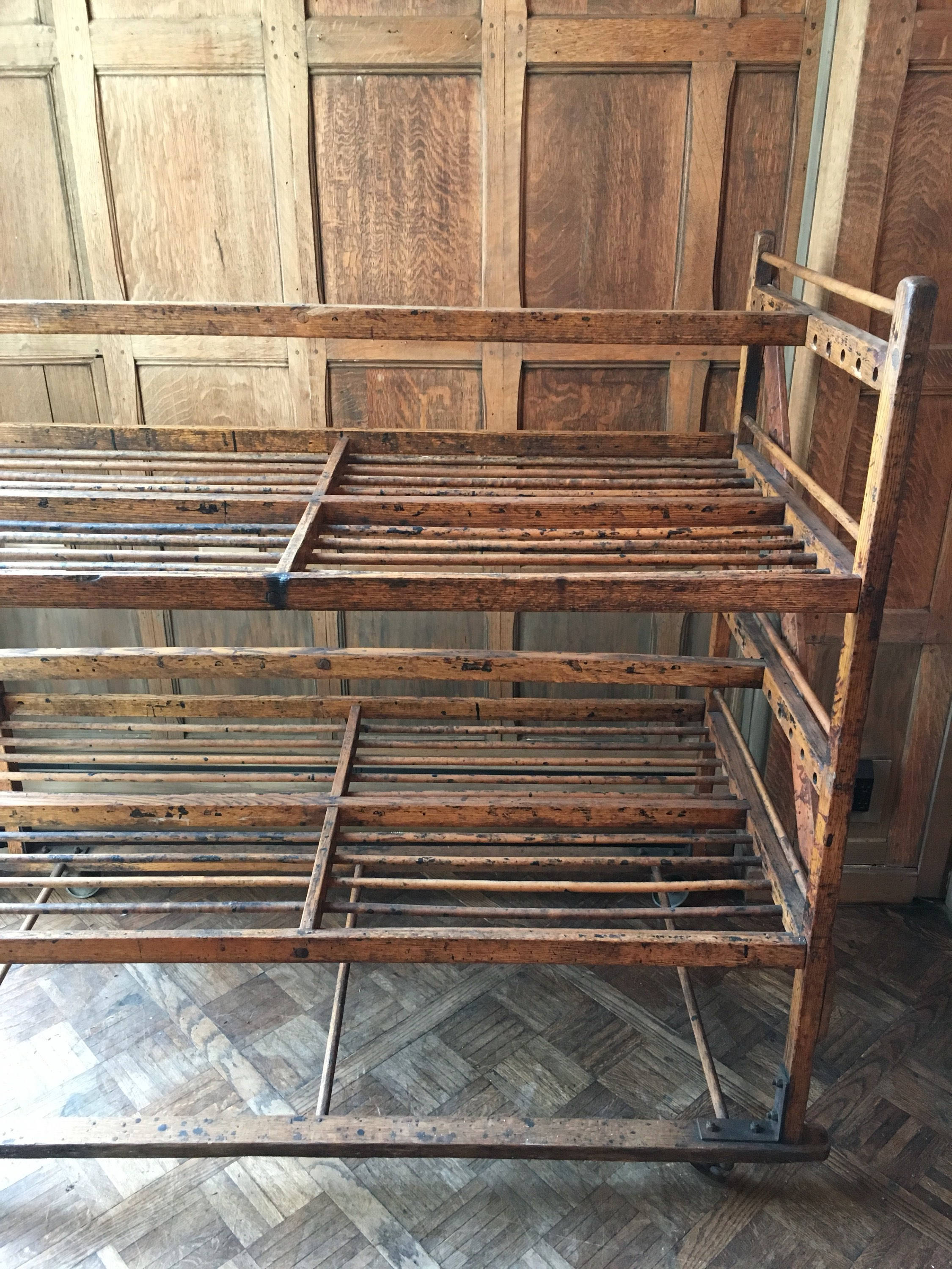 RESERVED Large Antique Bakers Rack Wood Bakers Rack Wooden Bakers 