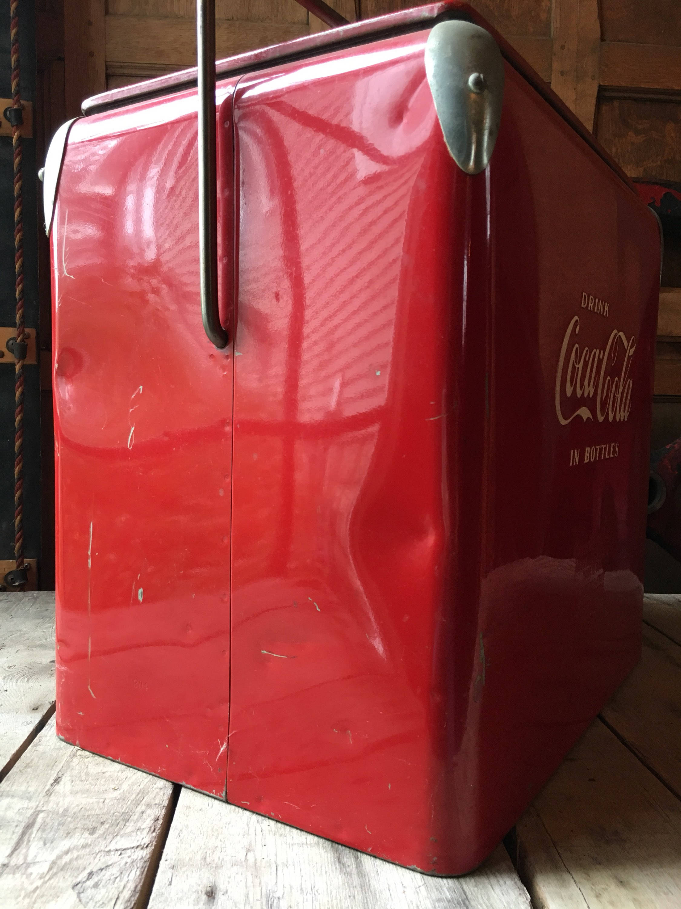 Vintage Coke Cooler, Coca Cola Cooler, Coca Cola Collectibles, Metal