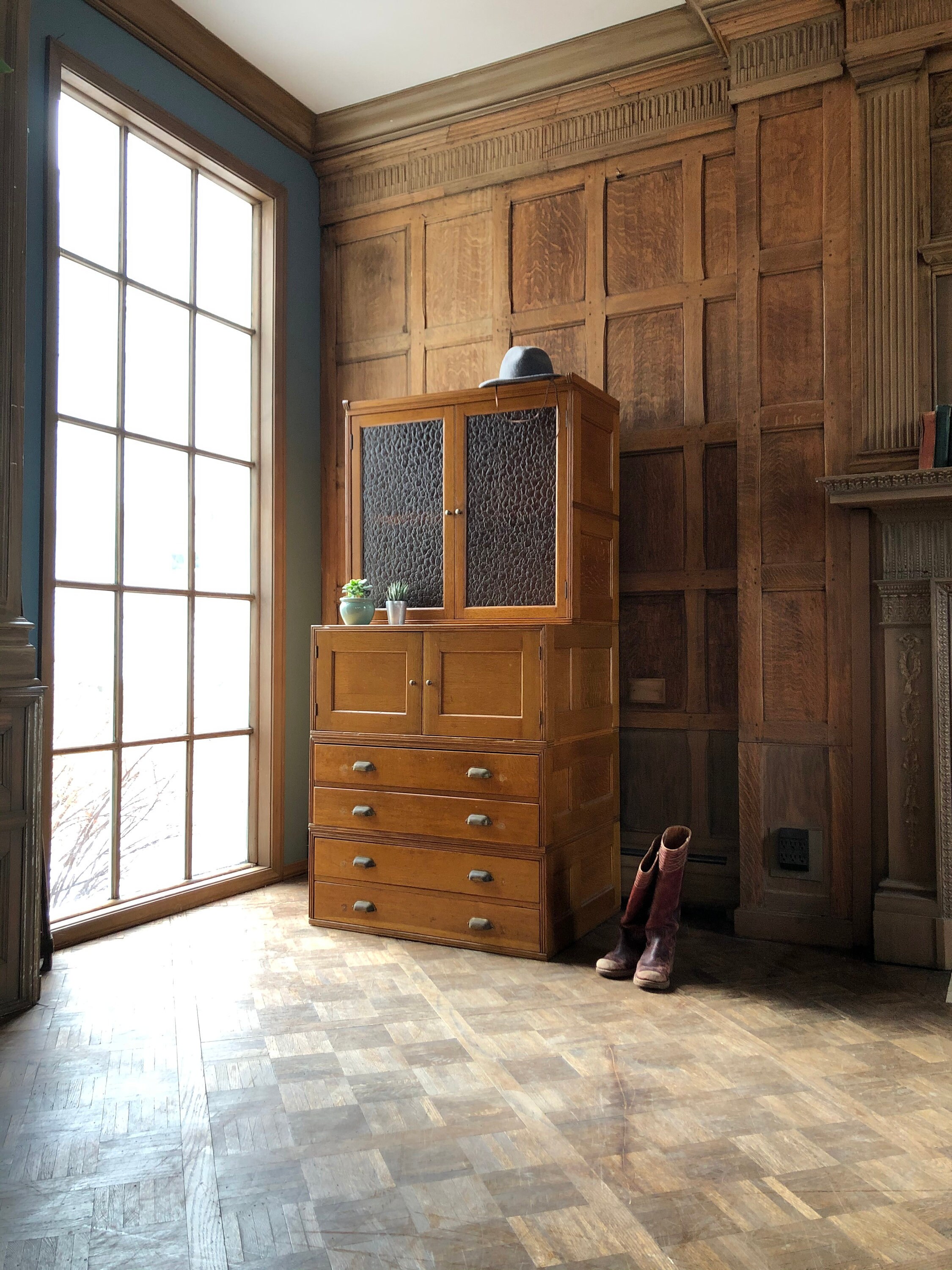 Antique Oak Stacking Cabinet Oak Flat File Storage Cabinet With