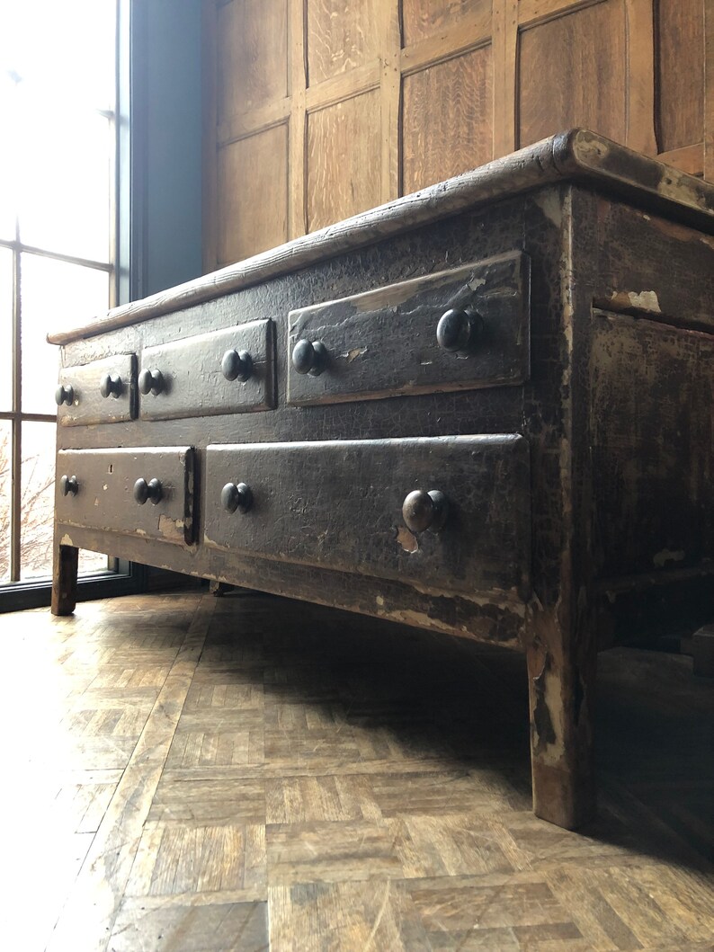 Antique Sideboard Buffet With Drawers Antique Etsy