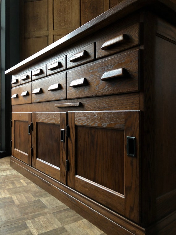 Cabinet Wood Multi Drawer, Kramer 15 Drawer Reclaimed Wood Wide Dresser