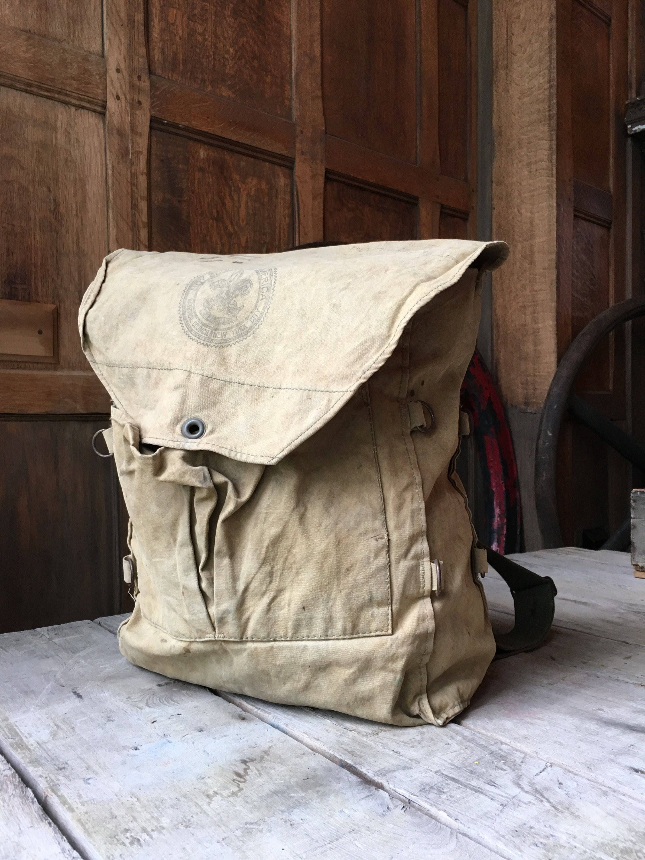 boy scout camping backpack