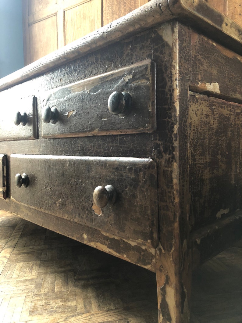 Antique Sideboard Buffet With Drawers Antique Etsy