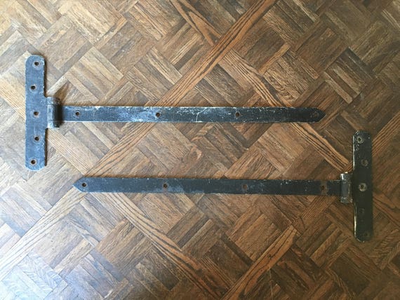 Large Antique Hinges Barn Door Hardware Barn Door Hinges Etsy