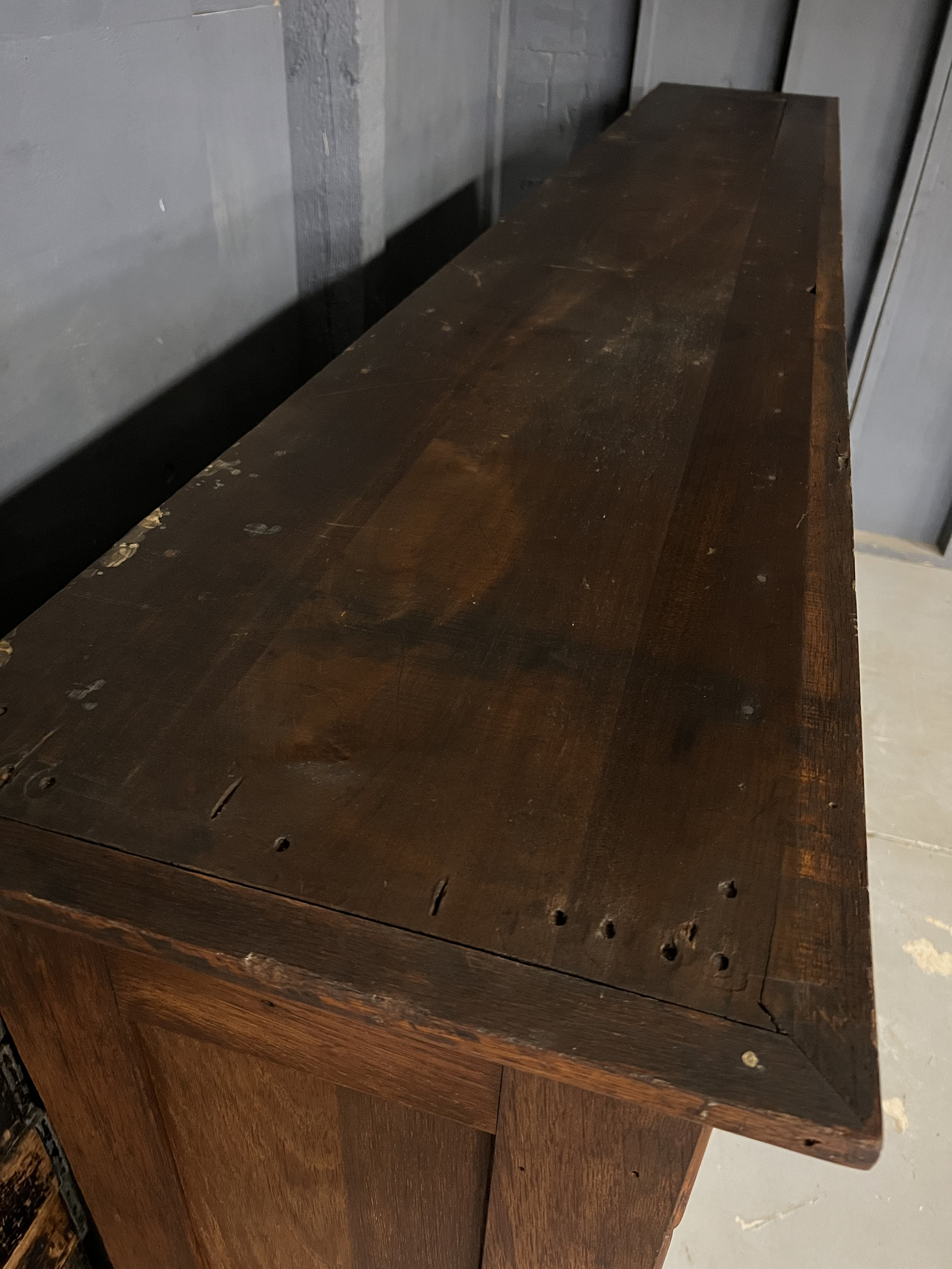 LARGE Antique Apothecary Oak General Store Antique