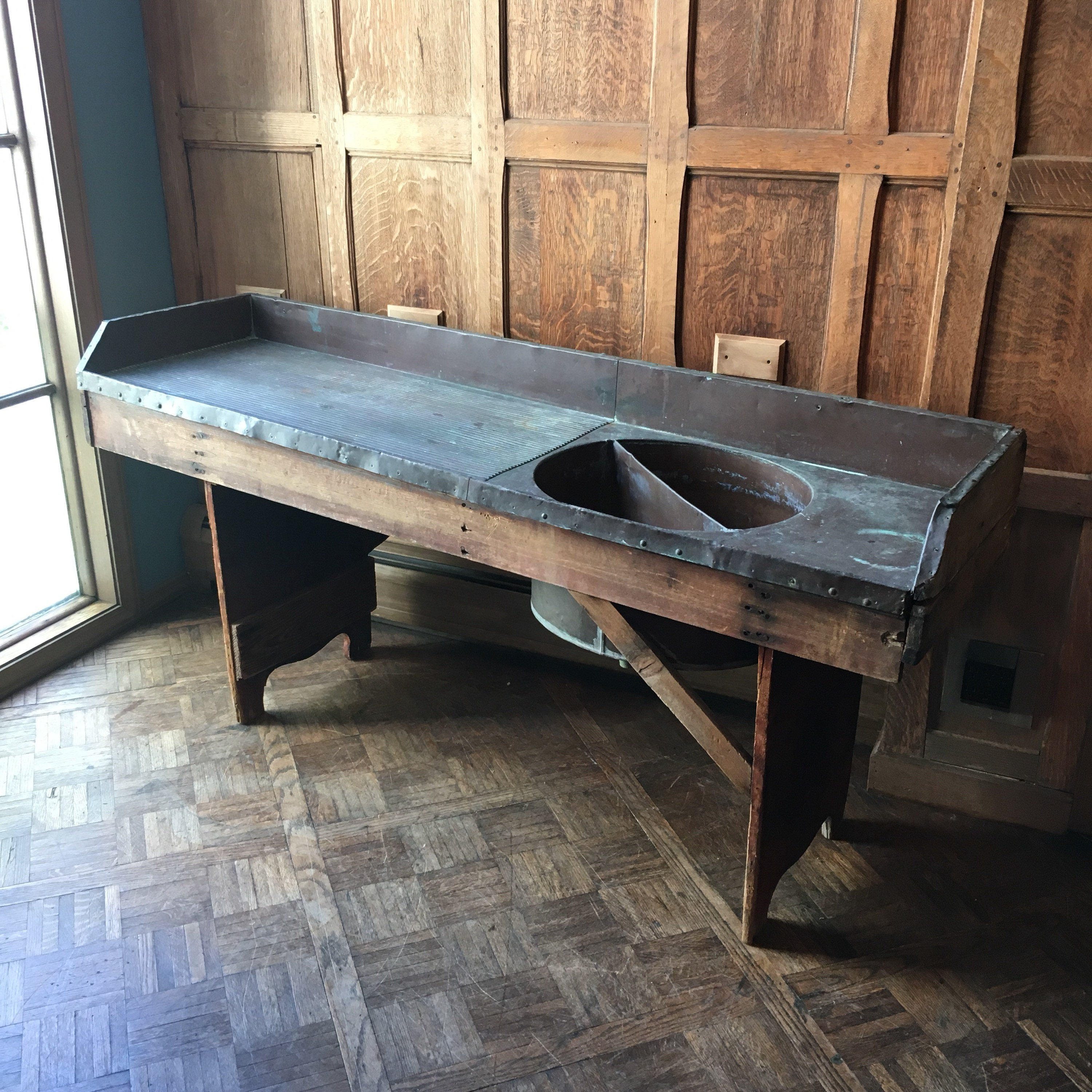 Antique Farmhouse Sink with Drainboard Antique Farmhouse Sink with Drainboard