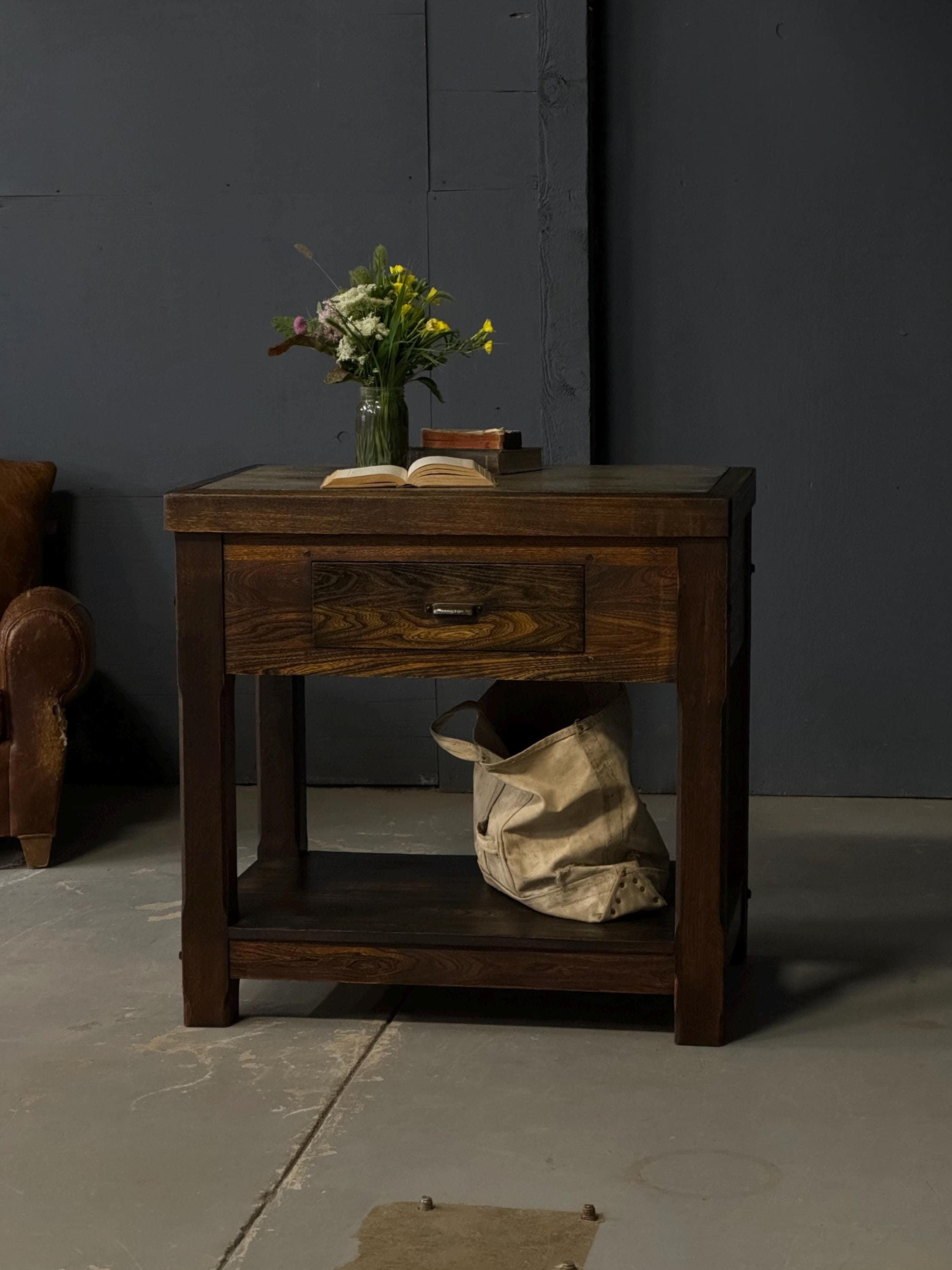 Antique Workbench, Stone Top Printers Layout Table, Hamilton Workbench Table, Typesetters Table, Vintage Industrial Desk, Kitchen Island
