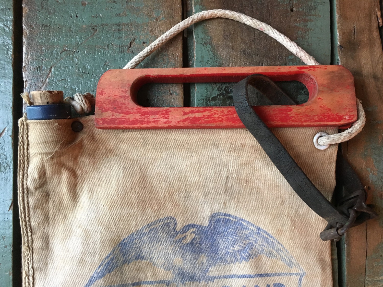 Canvas Desert Water Bag, Eagle Brand Water Bag, Radiator Camping