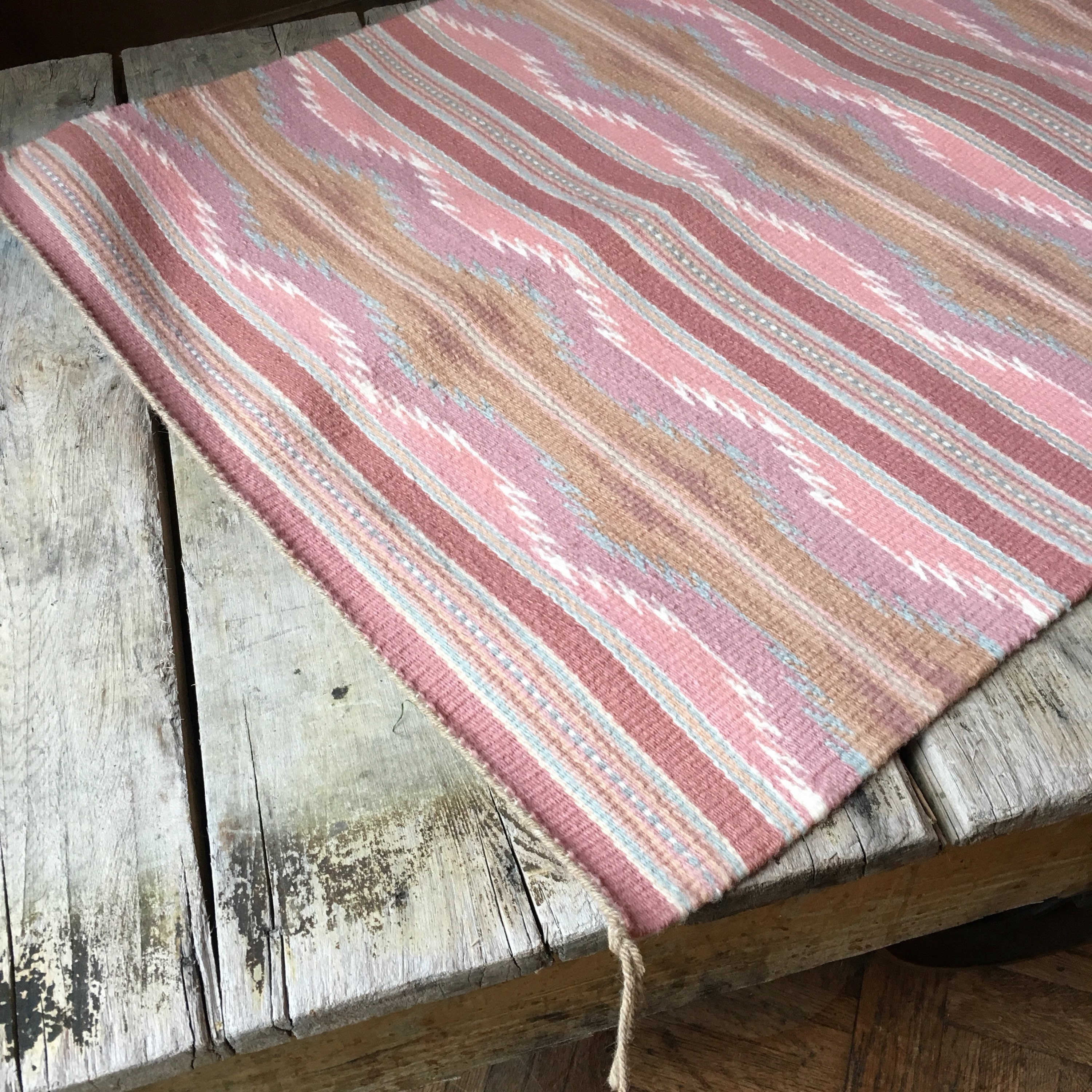 RESERVED Vintage Navajo Rug, Authentic Ruth Nelwood Wide Ruins Navajo