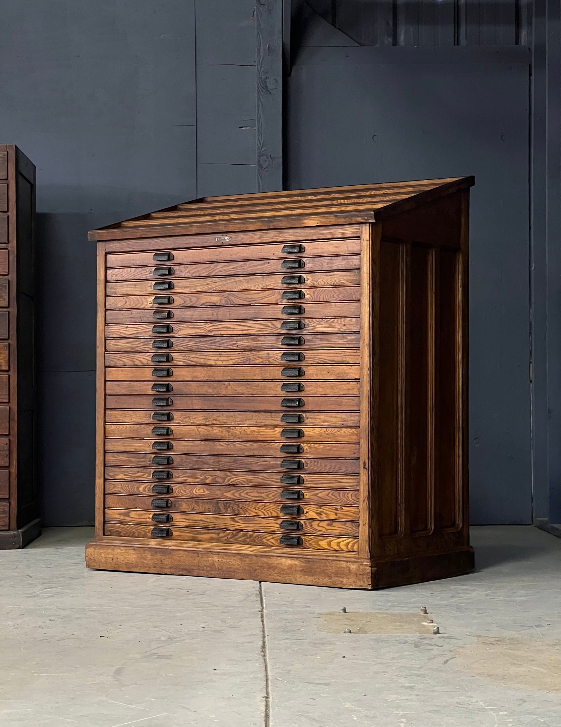 Hamilton Wood Flat Filing Cabinet