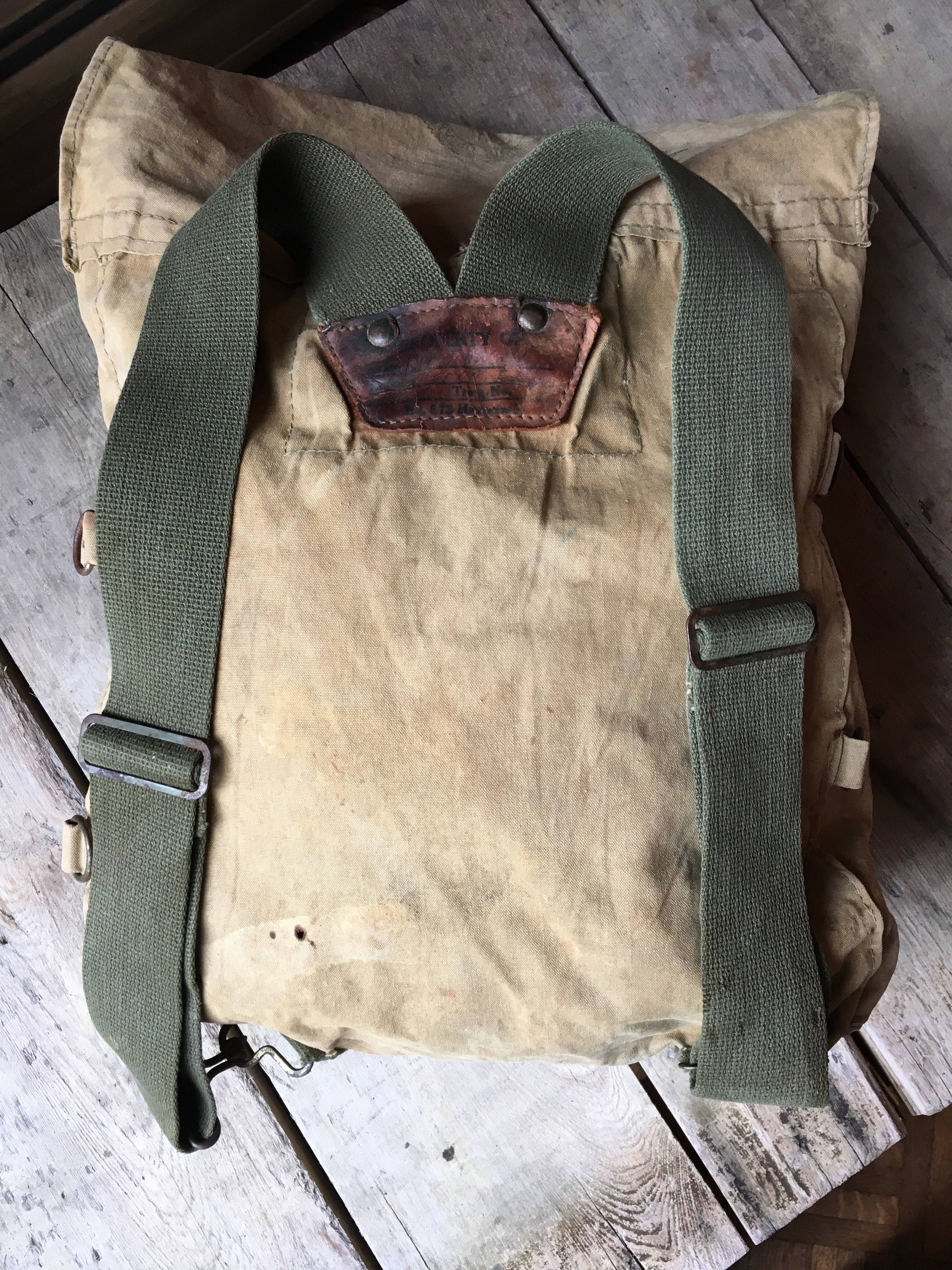 Vintage Boy Scout Backpack, Boy Scouts of America Rucksack, Antique Boy