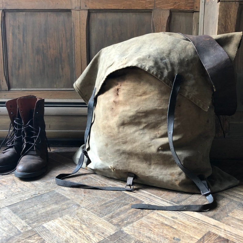 old rucksack
