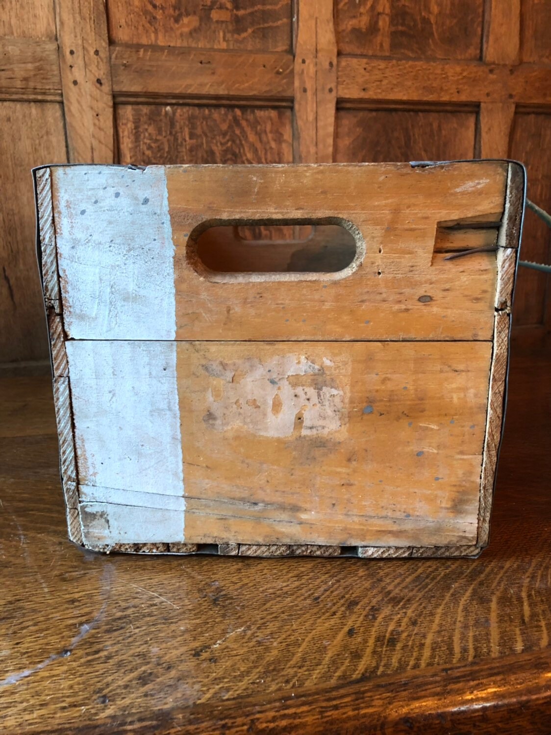 Vintage American Soda Water Crate, Vintage Wood Crate, Milwaukee