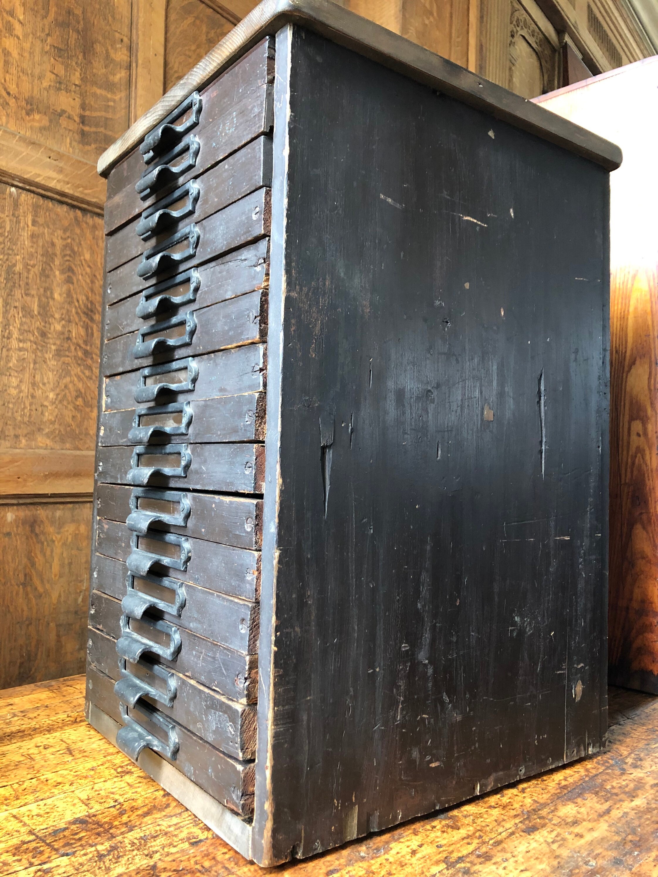 Small Antique Hardware Store Parts Printers Multi