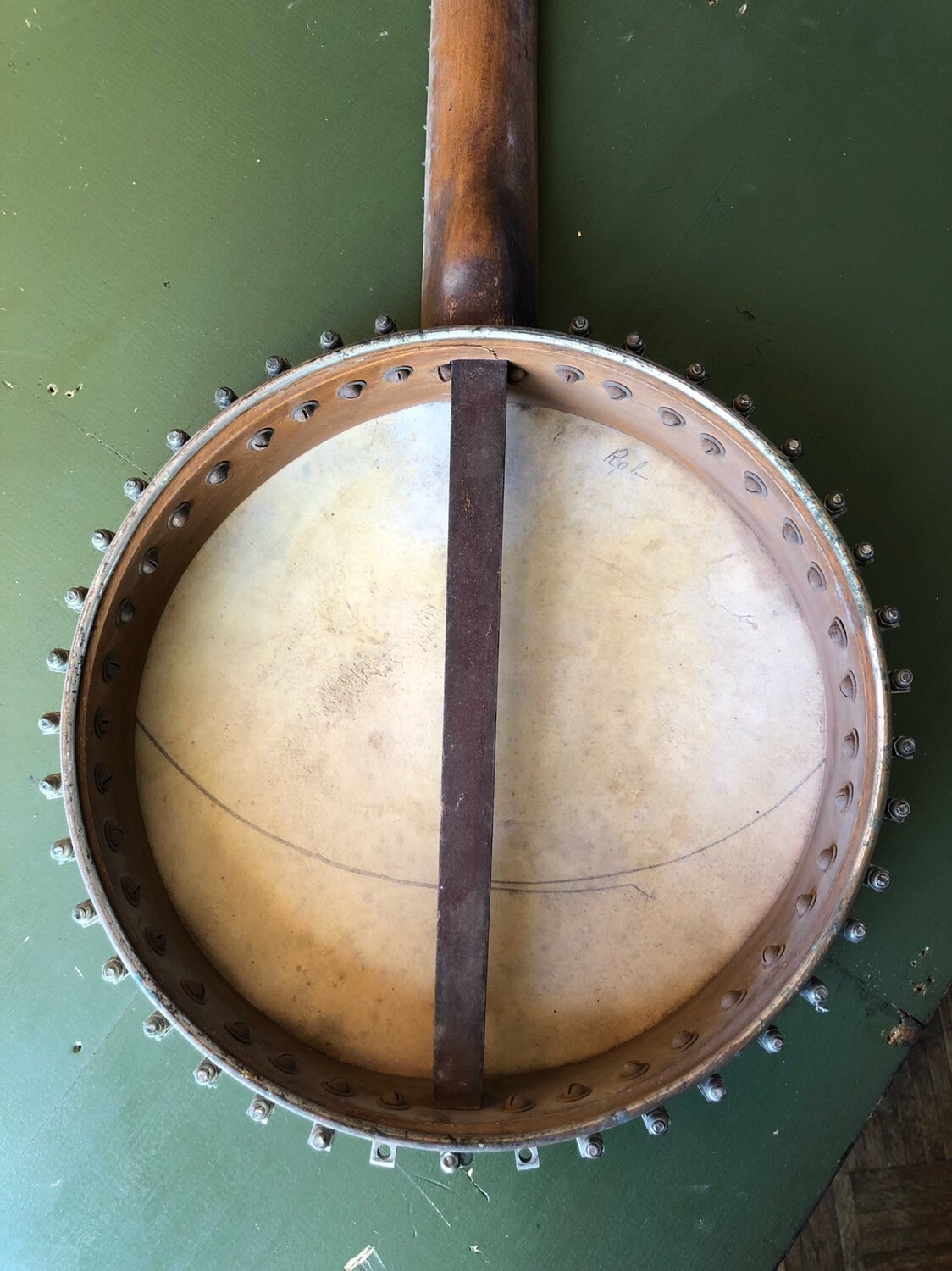 Vintage Banjo, Banjo Decor, Musical Instrument Wall Hanging, Camp Decor