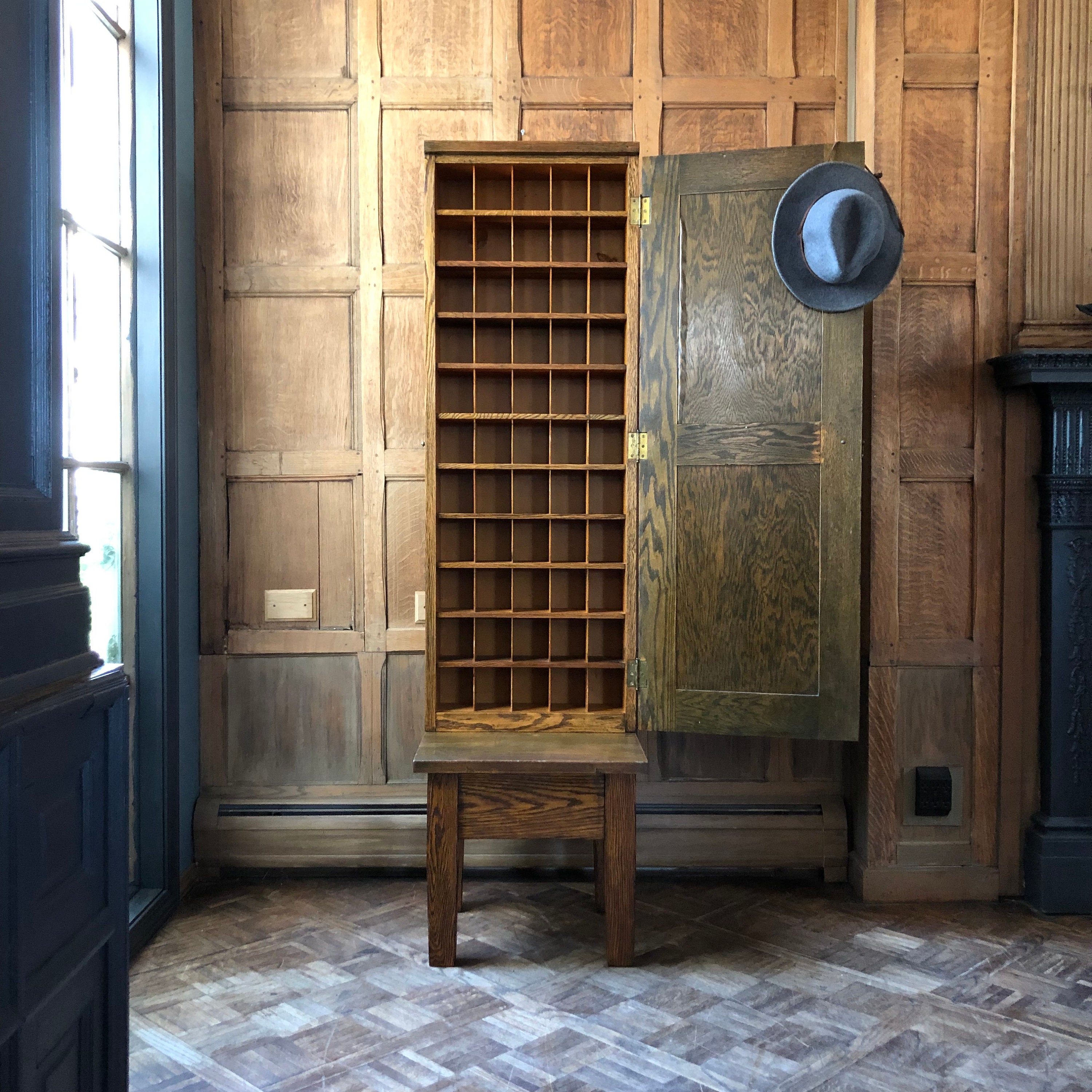 Antique Post Office Sorting Unit, Step Back Post Office