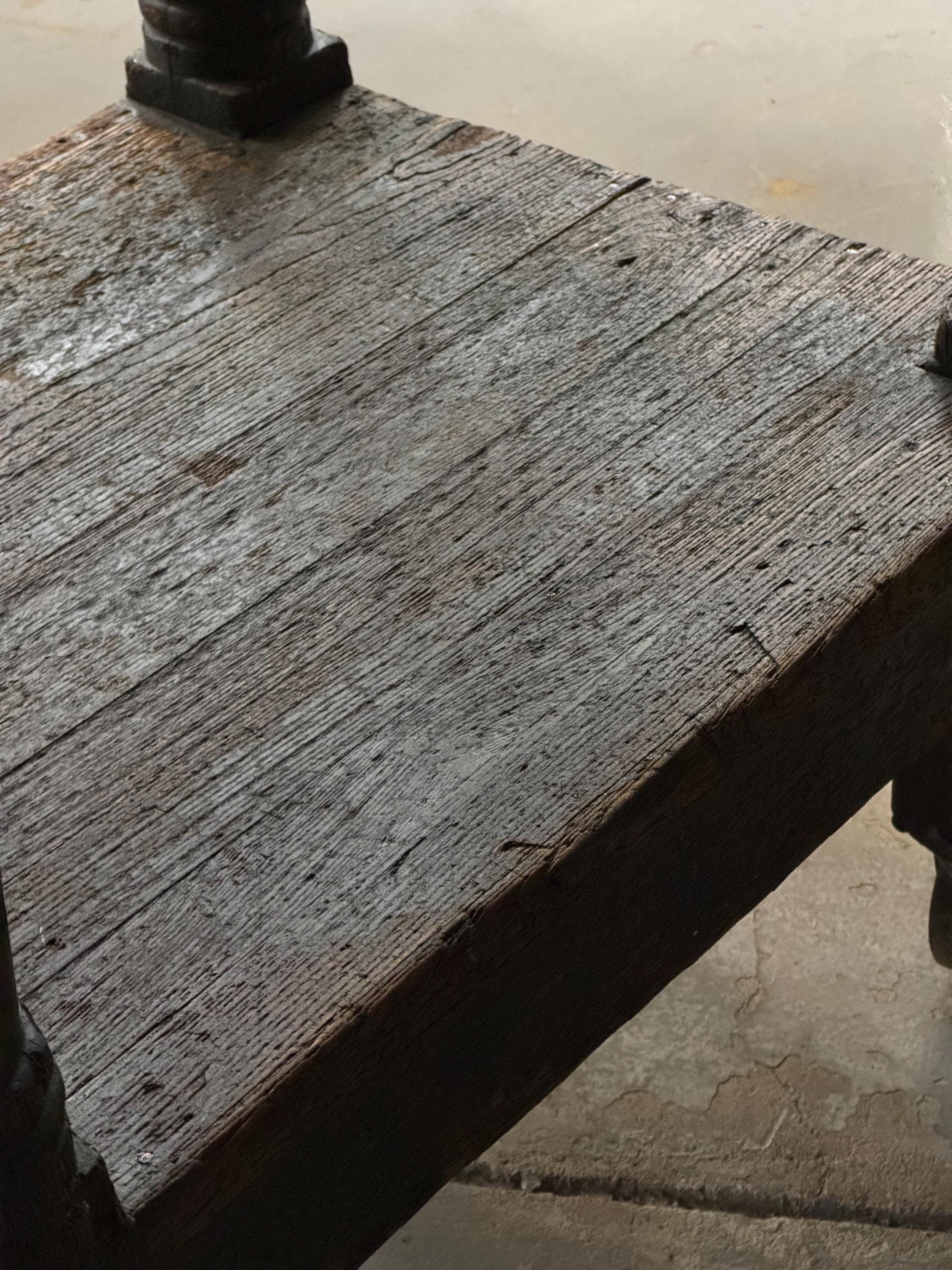 Antique Turtle Table on Casters - Etsy